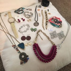 Jewelry Lot - 50+ Pieces!!!!!! Includes tote. OBO.